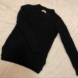 Hollister Black Marled Sweater